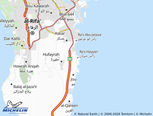 MICHELIN Block 958 map - ViaMichelin
