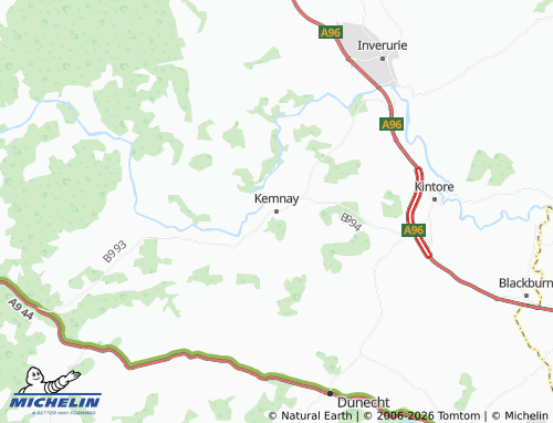 Carte MICHELIN Kemnay - ViaMichelin