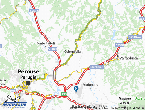 Mappa MICHELIN Colombella - ViaMichelin
