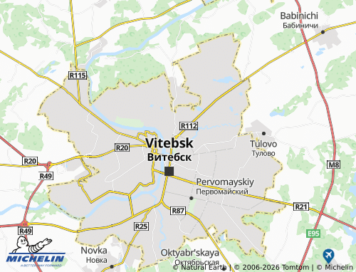 MICHELIN-Landkarte Oktyabr'Skiy - ViaMichelin