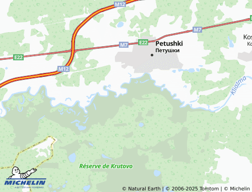 MICHELIN Krutovo map - ViaMichelin