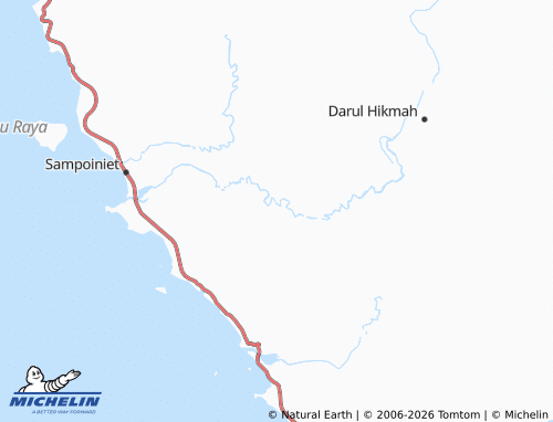 MICHELIN Panton Krueng map - ViaMichelin