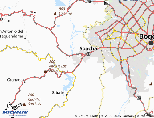 Carte MICHELIN Sector Los Pinos - ViaMichelin