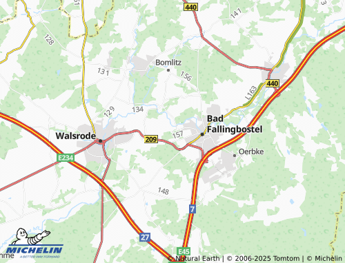MICHELIN Tietlingen map - ViaMichelin