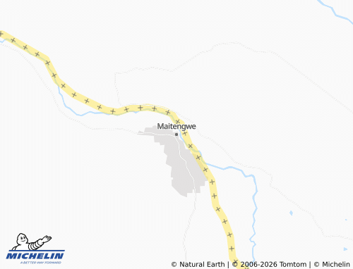 MICHELIN-Landkarte Maitengwe - ViaMichelin
