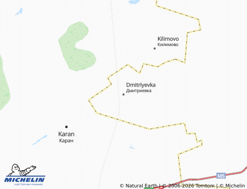 MICHELIN-Landkarte Dmitriyevka - ViaMichelin