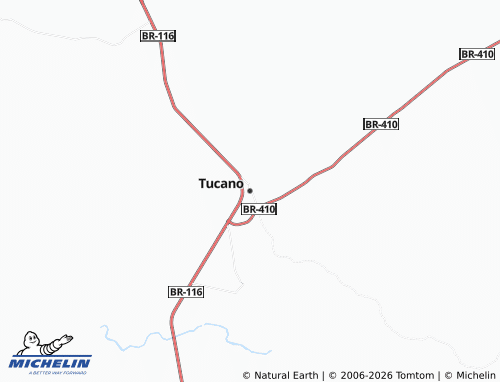 Mapa MICHELIN Tucano - ViaMichelin