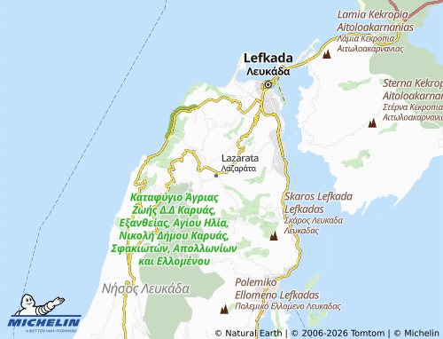 Mappa MICHELIN Spanochori - ViaMichelin