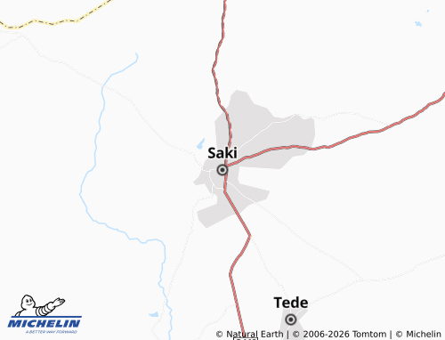 MICHELIN Saki map - ViaMichelin