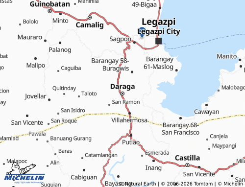 Mappa MICHELIN Daraga - ViaMichelin