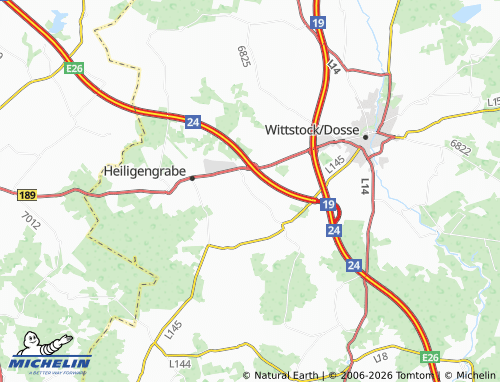 MICHELIN Liebenthal map - ViaMichelin