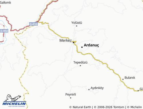 Mappa MICHELIN Ekşinar - ViaMichelin