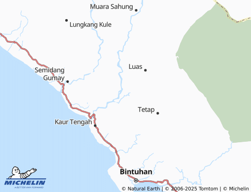 MICHELIN Durian Besar map - ViaMichelin
