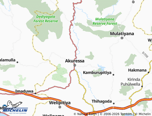 MICHELIN-Landkarte Asmagoda - ViaMichelin