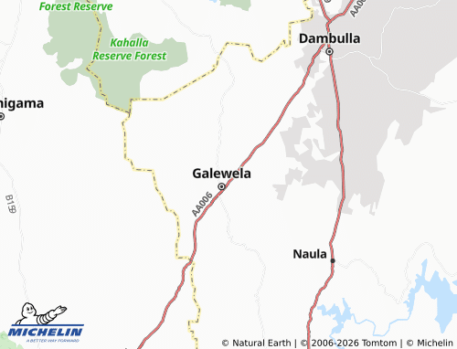 Mappa MICHELIN Puwakpitiya2 - ViaMichelin