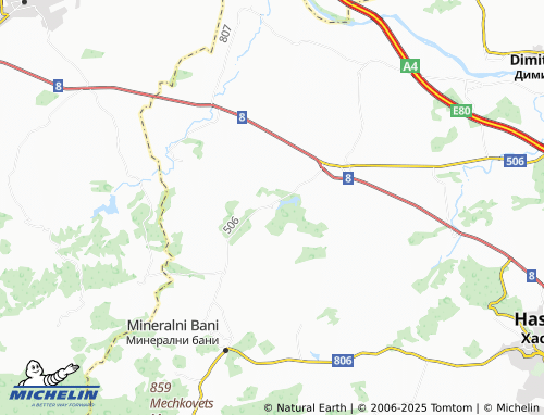 MICHELIN-Landkarte Svetlina - ViaMichelin