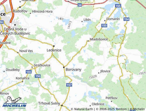 Mappa MICHELIN Vrcov - ViaMichelin