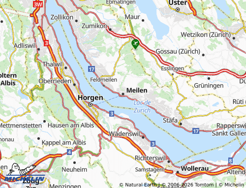 Carte MICHELIN Meilen - ViaMichelin