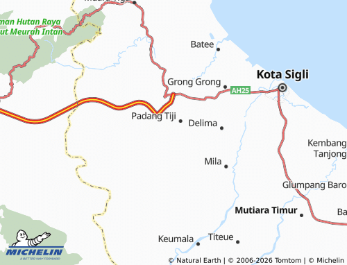 MICHELIN Cot Kunyet map - ViaMichelin