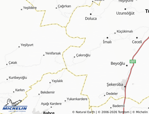 MICHELIN Çakıroğlu map - ViaMichelin