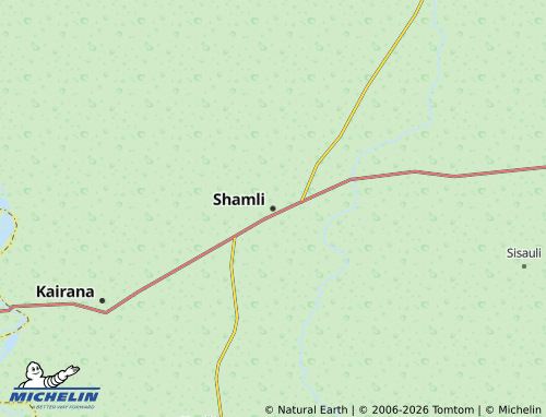 MICHELIN Shamli map - ViaMichelin