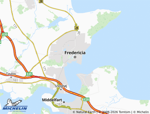 Mappa MICHELIN Fredericia - ViaMichelin