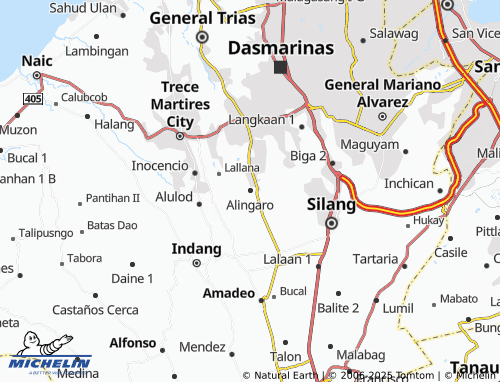 MICHELIN Alingaro map - ViaMichelin