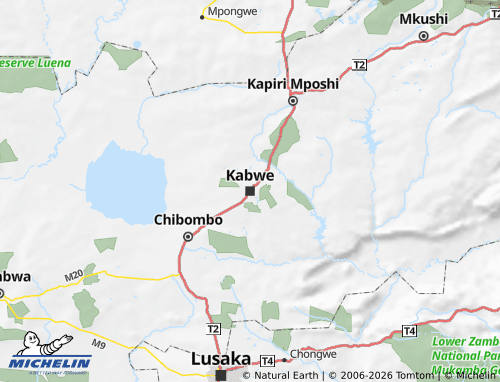 Mappa MICHELIN Central - ViaMichelin