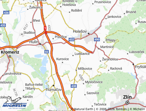 Mappa MICHELIN Ludslavice - ViaMichelin