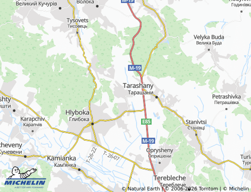 Mappa MICHELIN Mykhailivka - ViaMichelin