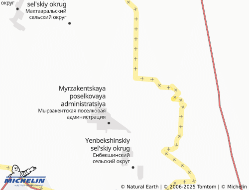 MICHELIN Azat map - ViaMichelin