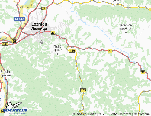 Carte MICHELIN Korenita - ViaMichelin