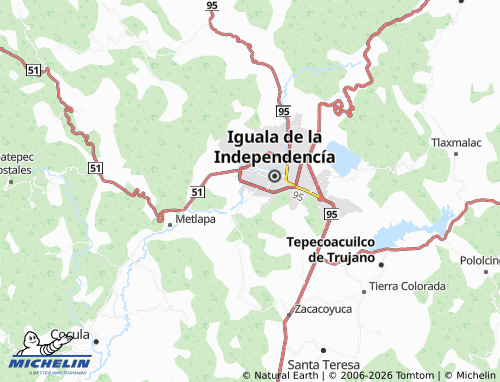 Mapa MICHELIN Joyas del Pacífico - ViaMichelin