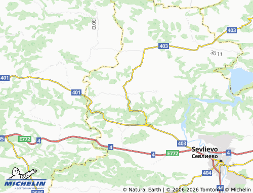 MICHELIN Malki Varshets map - ViaMichelin
