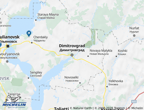 MICHELIN-Landkarte Dimitrowgrad - ViaMichelin