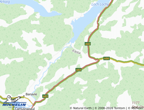 Mappa MICHELIN Brackletter - ViaMichelin