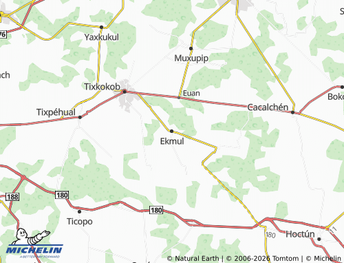 Mappa MICHELIN Ekmul - ViaMichelin