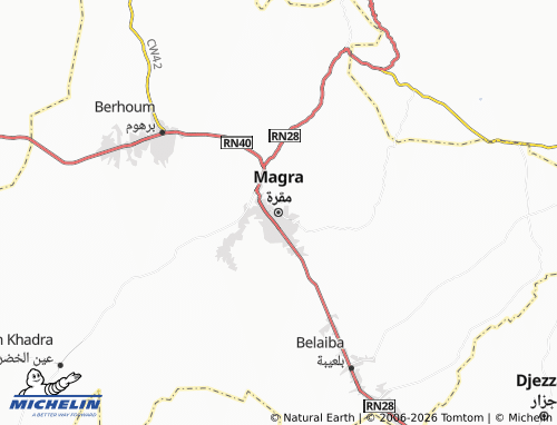 Mappa MICHELIN Maqqrah - ViaMichelin