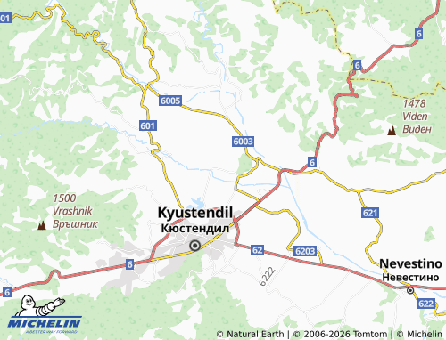 MICHELIN-Landkarte Nikolichevtsi - ViaMichelin