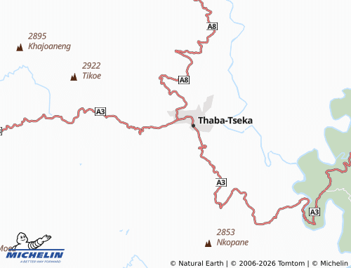 MICHELIN Ha Ntaote map - ViaMichelin
