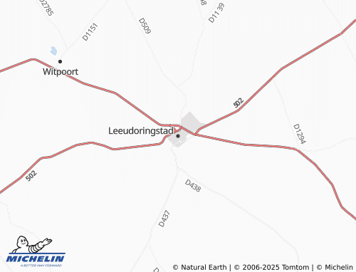 MICHELIN-Landkarte Leeudoringstad - ViaMichelin