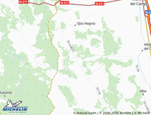 MICHELIN Villar del Salz map - ViaMichelin