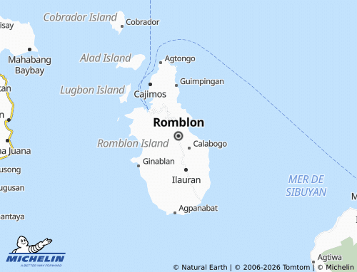 MICHELIN Romblon map - ViaMichelin