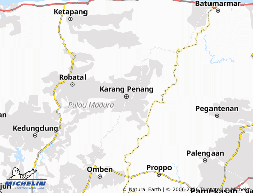 MICHELIN-Landkarte Karang Penang - ViaMichelin