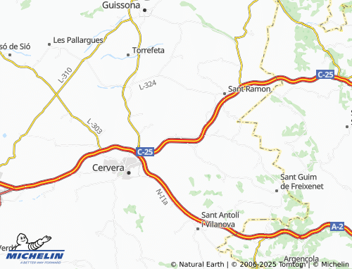 MICHELIN Les Oluges map - ViaMichelin
