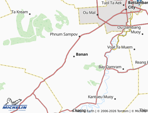 Mappa MICHELIN Banan - ViaMichelin