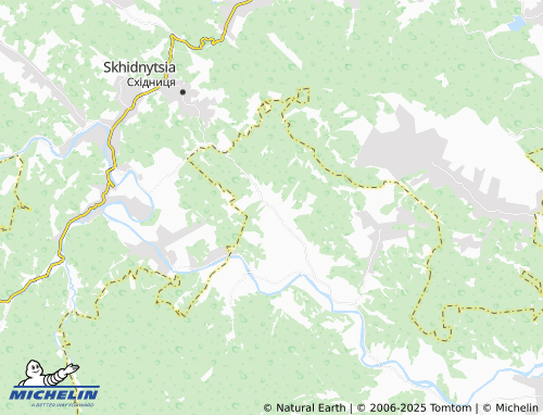 MICHELIN Urych map - ViaMichelin