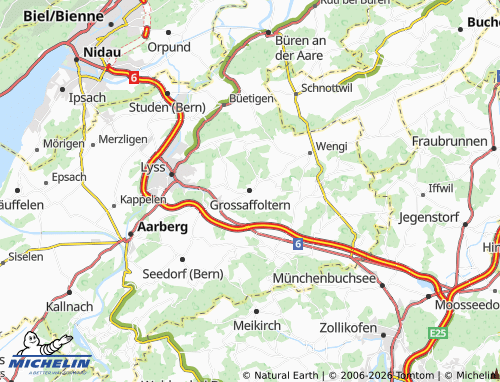 MICHELIN Grossaffoltern map - ViaMichelin