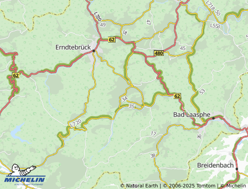 MICHELIN-Landkarte Rückershausen - ViaMichelin