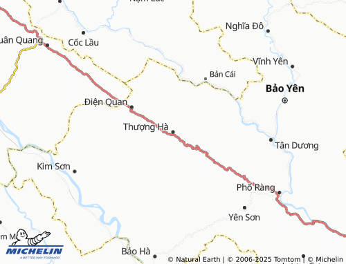 MICHELIN Thượng Hà map - ViaMichelin